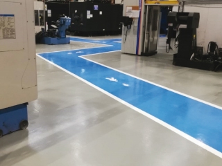 Pavimento di resina settore Aerospace - colorflooring